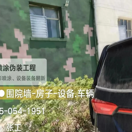 达州数码迷彩漆施工